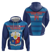 Custom Philippines Football 2026 Zip Hoodie Come On Filipinas