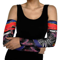 Personalised Philippines Sun Tattoo Arm Sleeves Feathers Filipinas Grunge Style Black