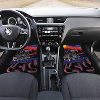 Personalised Philippines Sun Tattoo Car Mats Feathers Filipinas Grunge Style Black