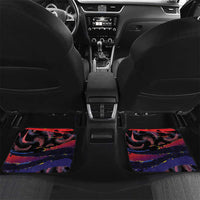 Personalised Philippines Sun Tattoo Car Mats Feathers Filipinas Grunge Style Black