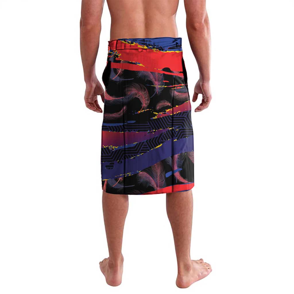 Personalised Philippines Sun Tattoo Lavalava Feathers Filipinas Grunge Style Black