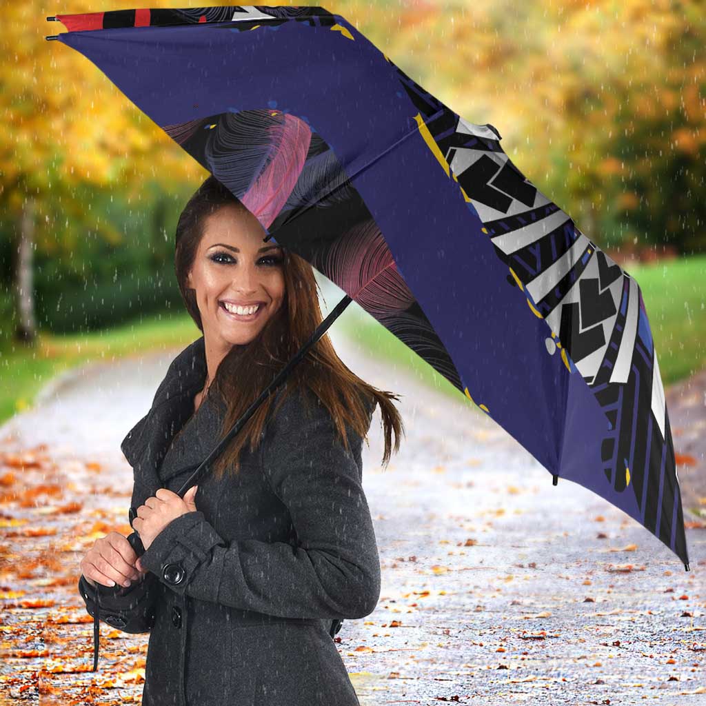Personalised Philippines Sun Tattoo Umbrella Feathers Filipinas Grunge Style Black