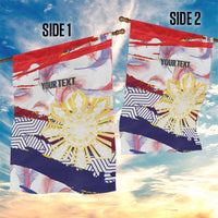 Personalised Philippines Sun Tattoo Garden Flag Feathers Filipinas Grunge Style White