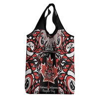 Canada National Aboriginal Day Grocery Bag Canadian Indigenous Haida