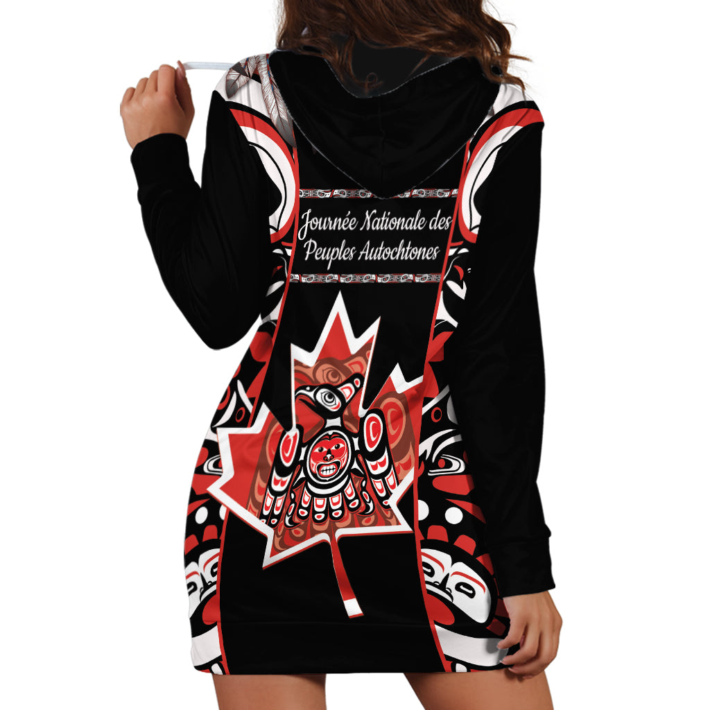 Canada National Aboriginal Day Hoodie Dress Canadian Indigenous Haida - Wonder Print Shop