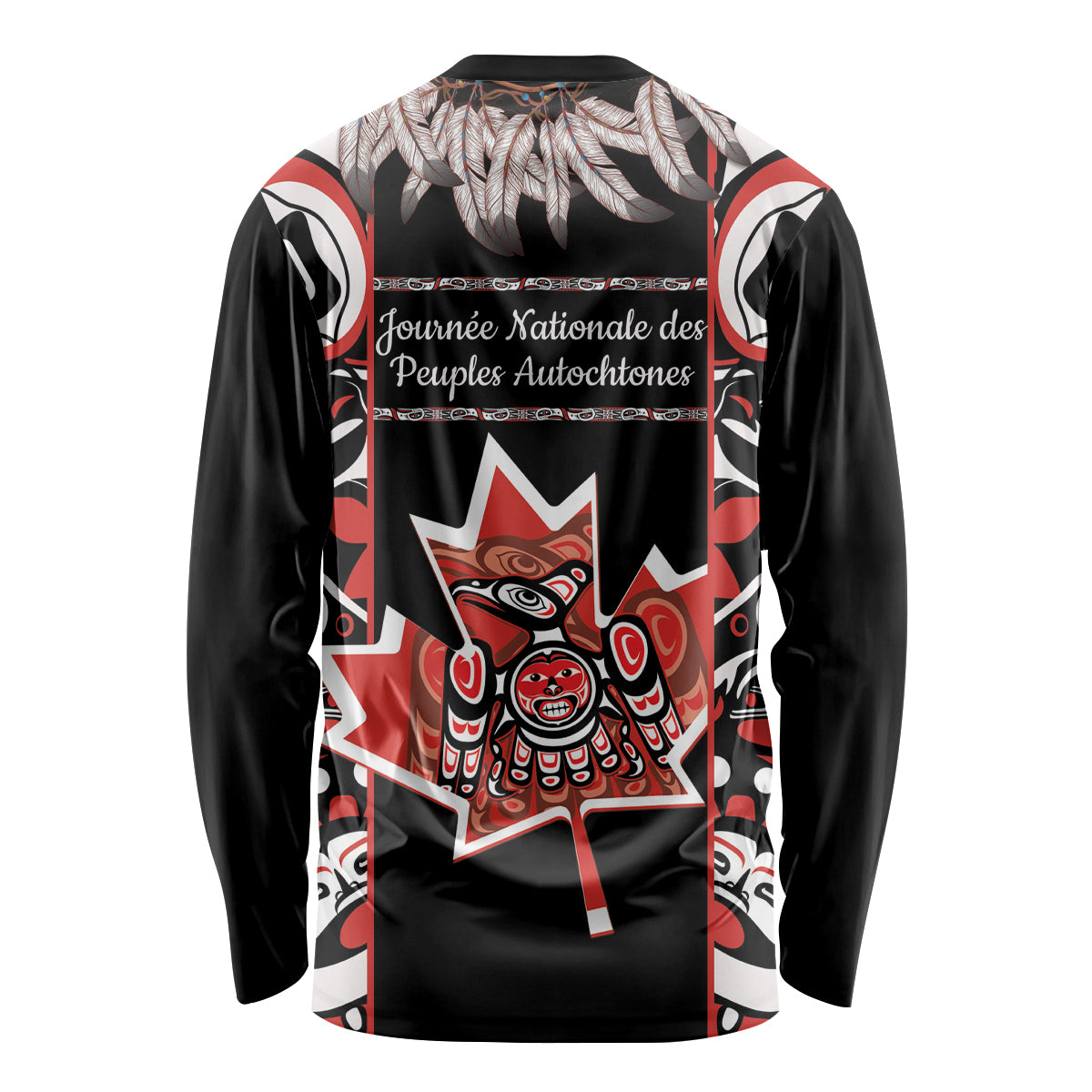Canada National Aboriginal Day Long Sleeve Shirt Canadian Indigenous Haida - Wonder Print Shop