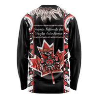 Canada National Aboriginal Day Long Sleeve Shirt Canadian Indigenous Haida - Wonder Print Shop
