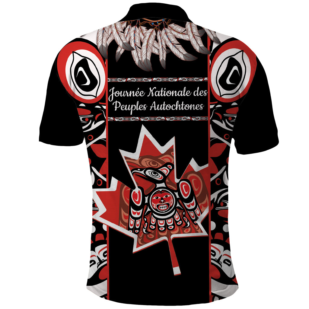 Canada National Aboriginal Day Polo Shirt Canadian Indigenous Haida - Wonder Print Shop