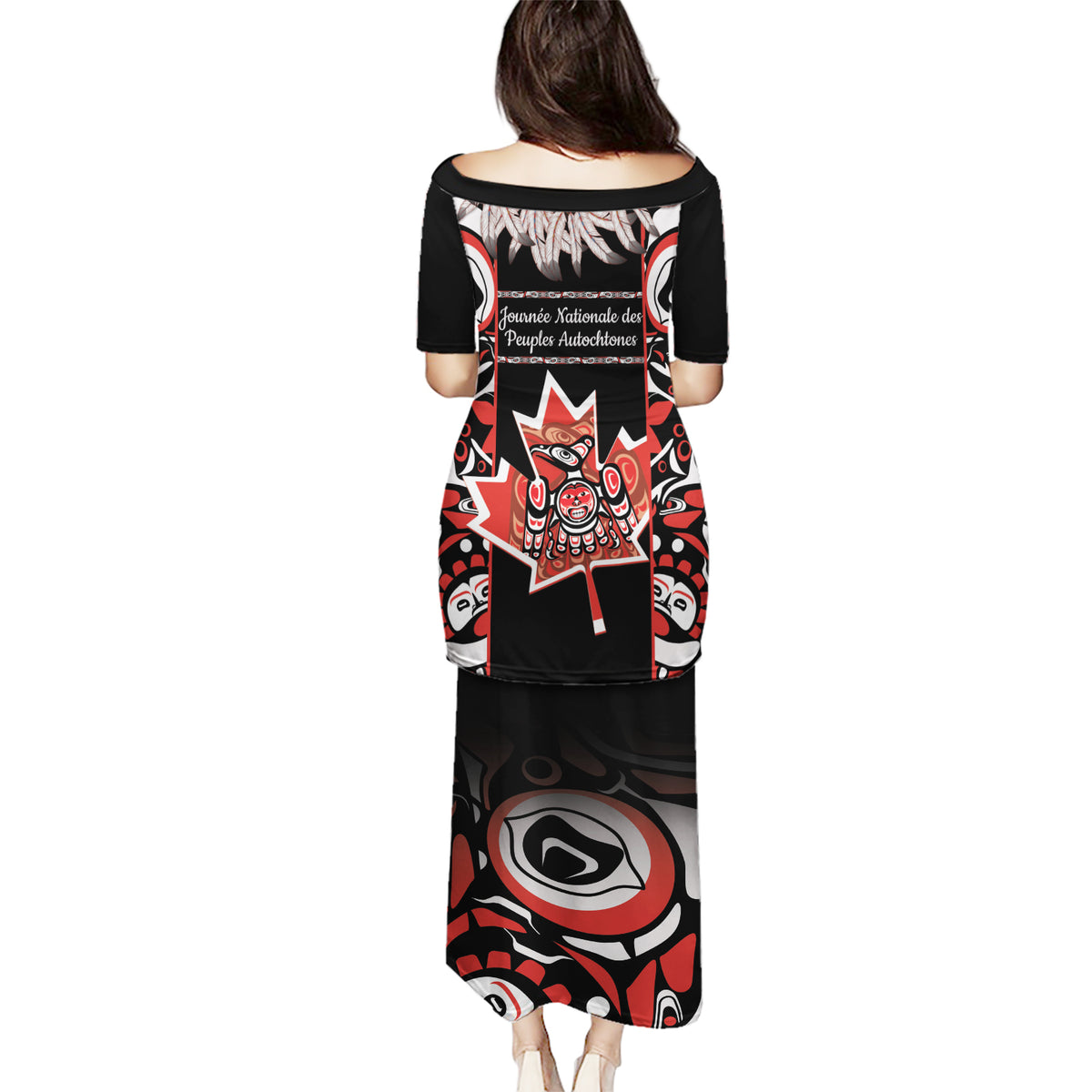 Canada National Aboriginal Day Puletasi Canadian Indigenous Haida - Wonder Print Shop