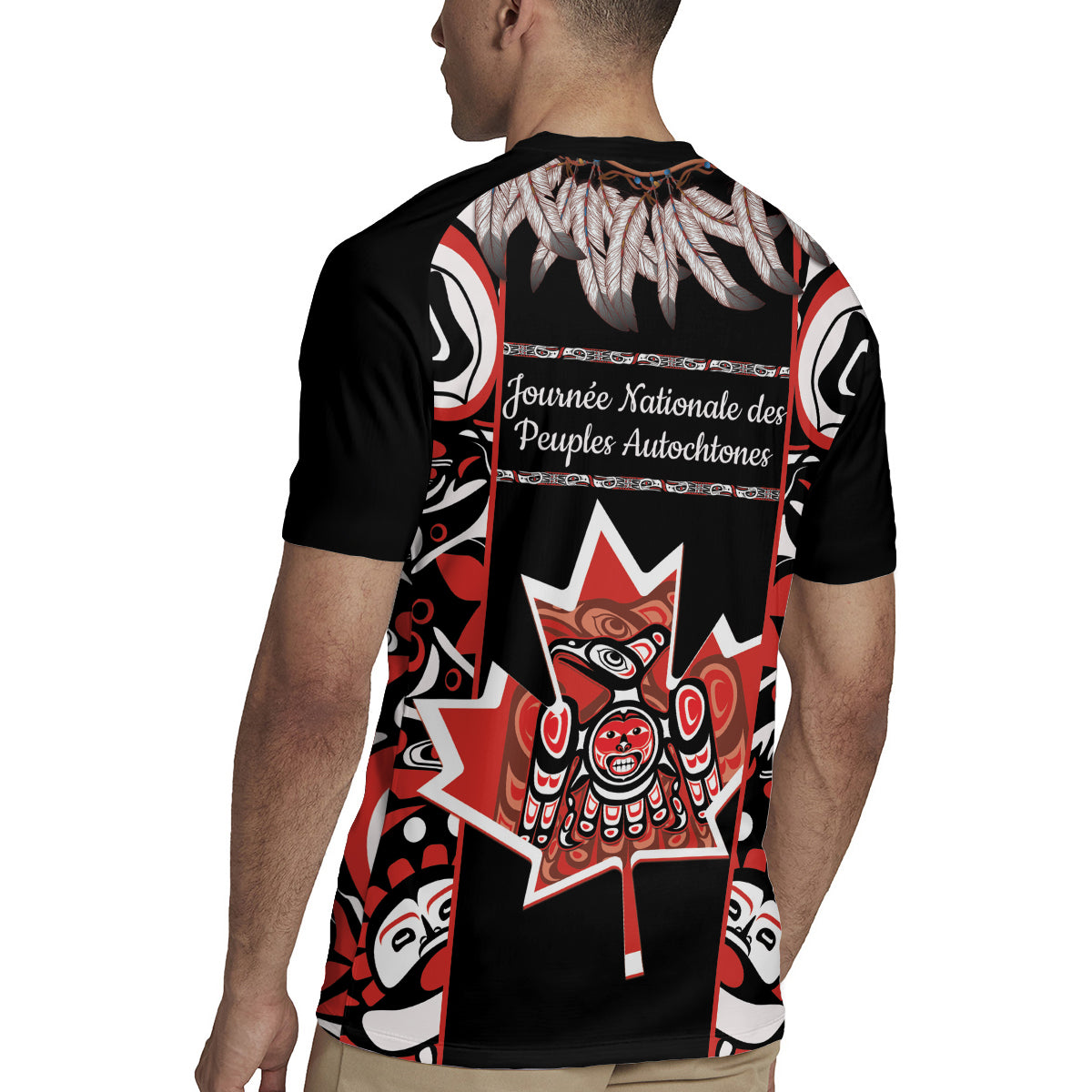 Canada National Aboriginal Day Rugby Jersey Canadian Indigenous Haida - Wonder Print Shop