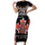 Canada National Aboriginal Day Short Sleeve Bodycon Dress Canadian Indigenous Haida - Wonder Print Shop