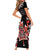 Canada National Aboriginal Day Short Sleeve Bodycon Dress Canadian Indigenous Haida - Wonder Print Shop