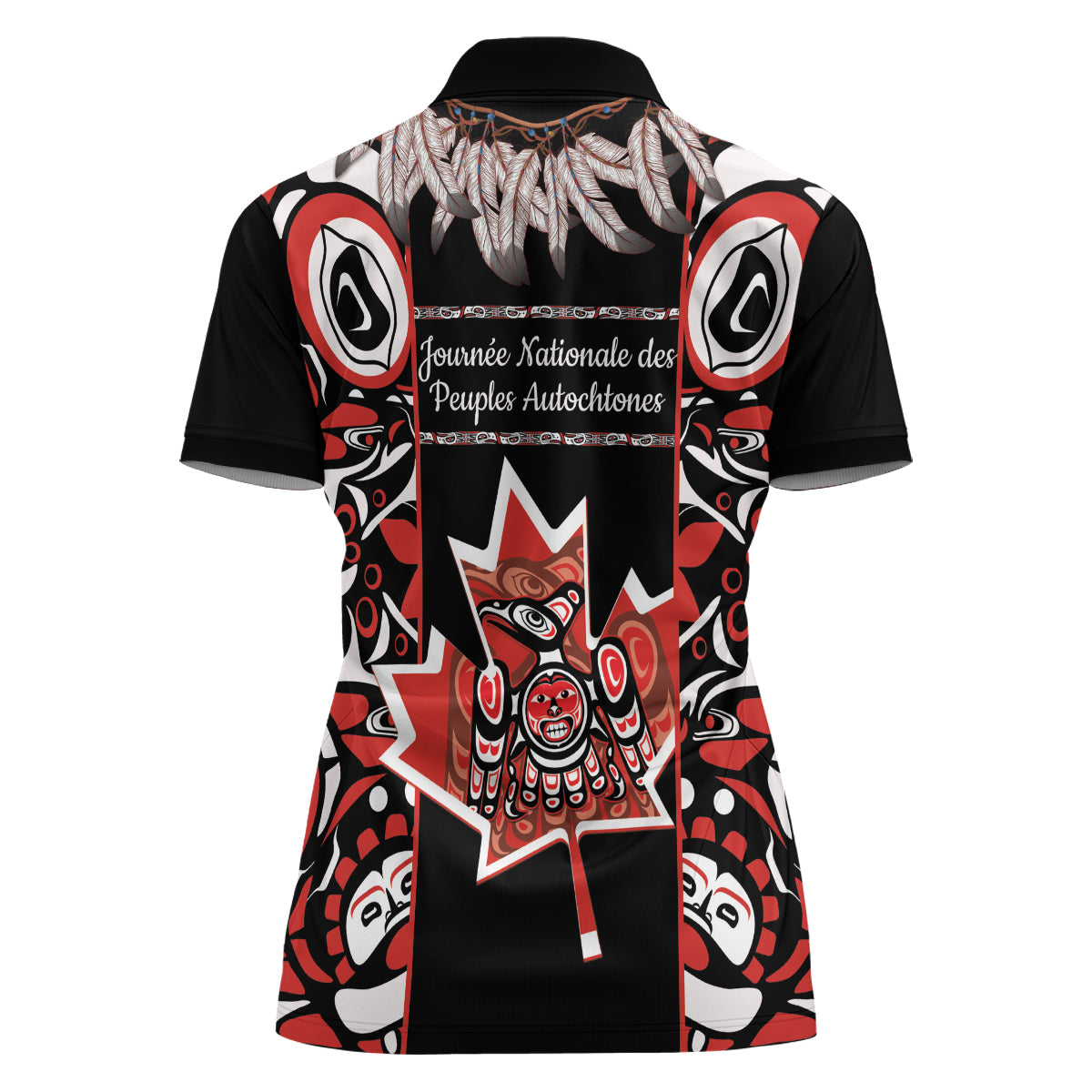Canada National Aboriginal Day Women Polo Shirt Canadian Indigenous Haida - Wonder Print Shop