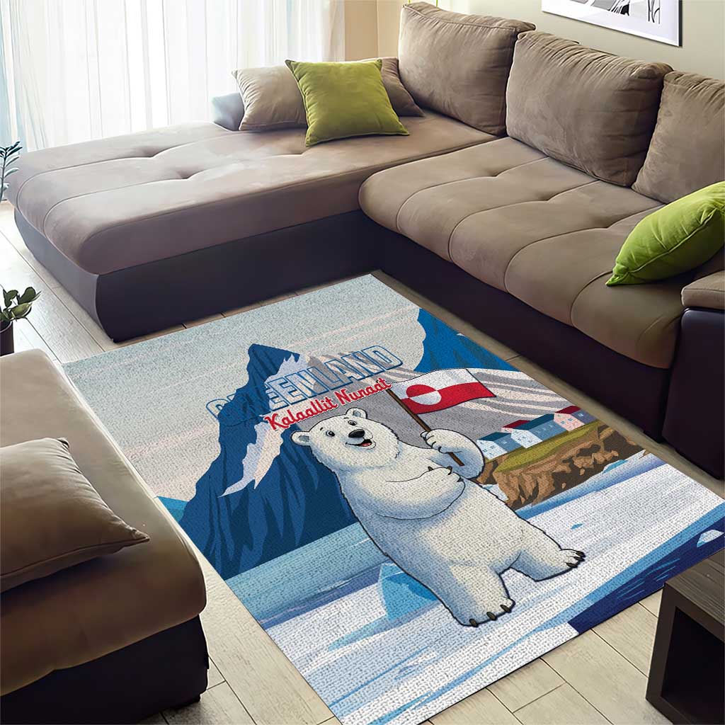 Greenland Area Rug Kalaallit Nunaat Polar Bear
