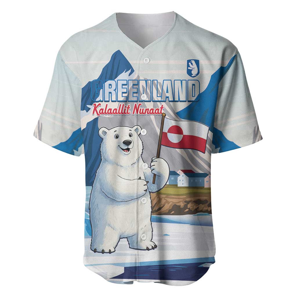 Greenland Baseball Jersey Kalaallit Nunaat Polar Bear