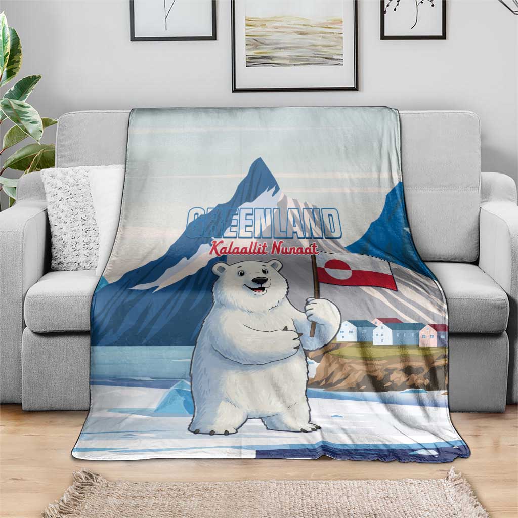 Greenland Blanket Kalaallit Nunaat Polar Bear