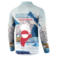 Greenland Button Sweatshirt Kalaallit Nunaat Polar Bear