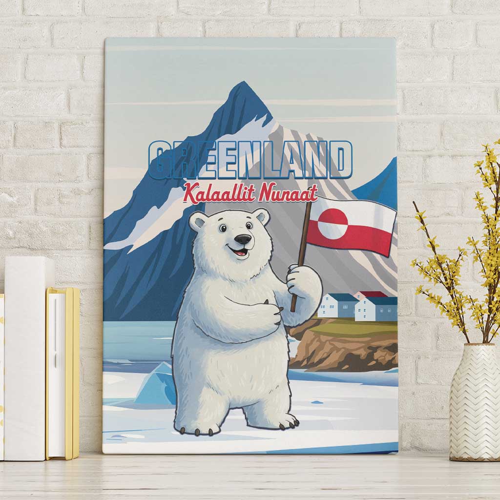 Greenland Canvas Wall Art Kalaallit Nunaat Polar Bear