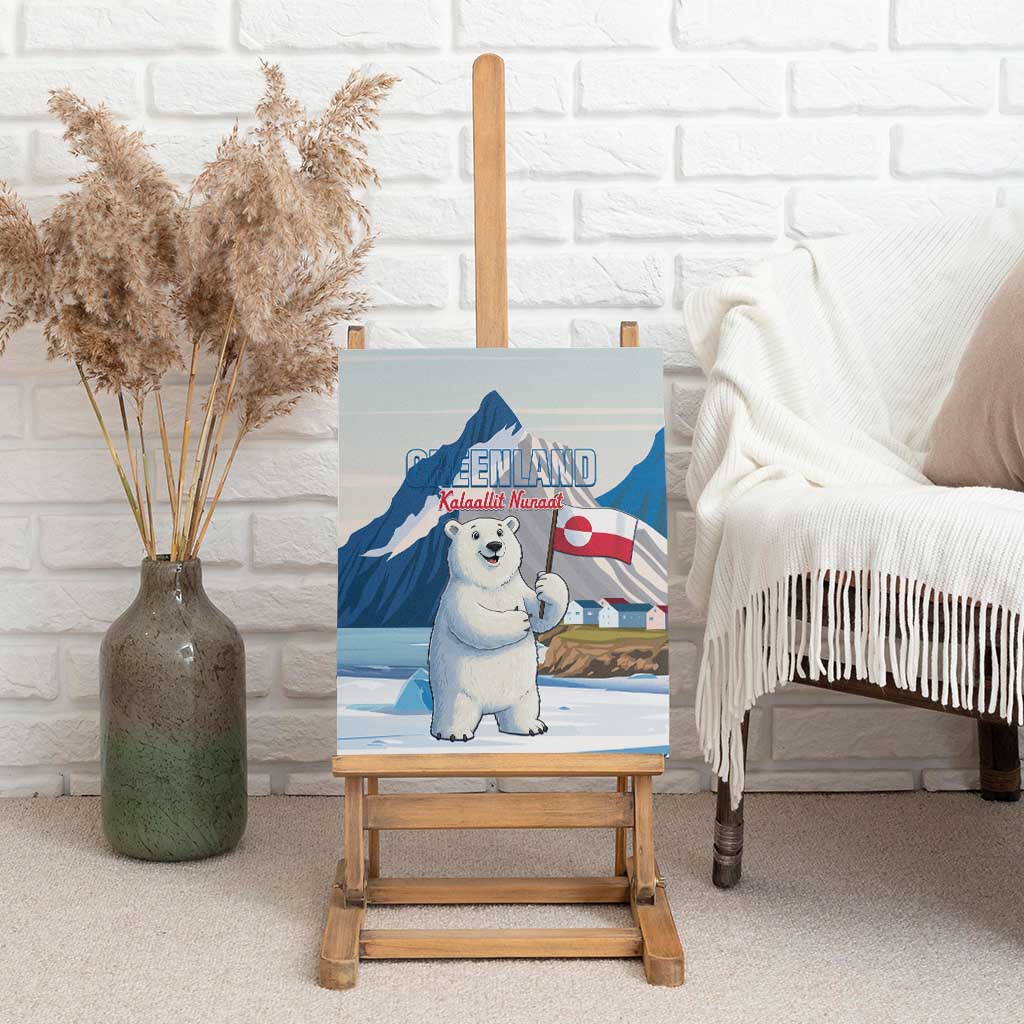 Greenland Canvas Wall Art Kalaallit Nunaat Polar Bear