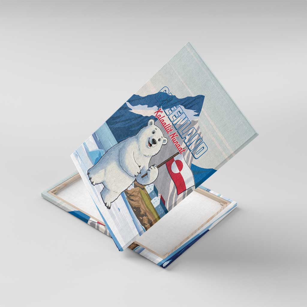 Greenland Canvas Wall Art Kalaallit Nunaat Polar Bear