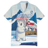 Greenland Family Matching Long Sleeve Bodycon Dress and Hawaiian Shirt Kalaallit Nunaat Polar Bear