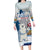Greenland Family Matching Long Sleeve Bodycon Dress and Hawaiian Shirt Kalaallit Nunaat Polar Bear