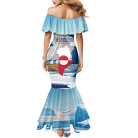 Greenland Family Matching Mermaid Dress and Hawaiian Shirt Kalaallit Nunaat Polar Bear