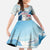 Greenland Family Matching Off The Shoulder Long Sleeve Dress and Hawaiian Shirt Kalaallit Nunaat Polar Bear