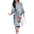 Greenland Family Matching Off The Shoulder Long Sleeve Dress and Hawaiian Shirt Kalaallit Nunaat Polar Bear