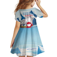 Greenland Family Matching Off Shoulder Maxi Dress and Hawaiian Shirt Kalaallit Nunaat Polar Bear