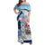Greenland Family Matching Off Shoulder Maxi Dress and Hawaiian Shirt Kalaallit Nunaat Polar Bear