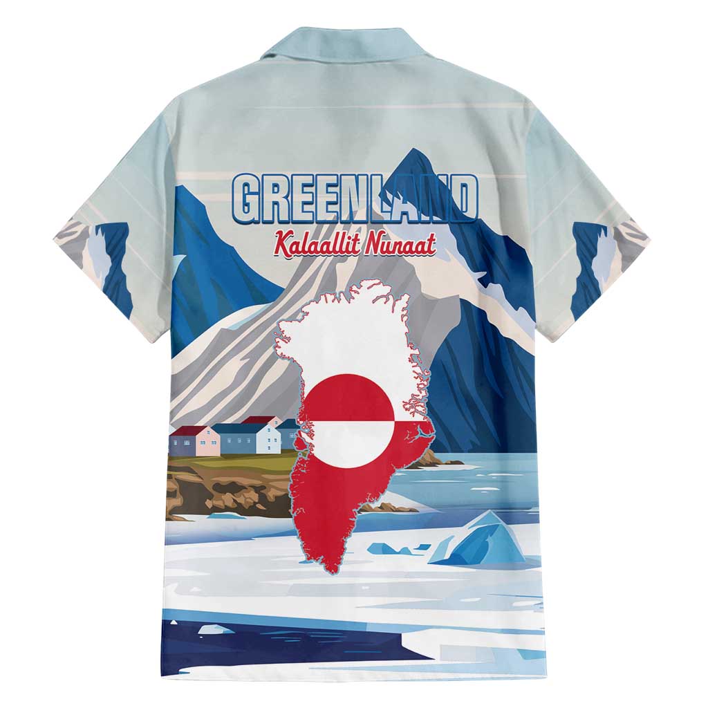 Greenland Family Matching Off Shoulder Short Dress and Hawaiian Shirt Kalaallit Nunaat Polar Bear