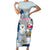 Greenland Family Matching Short Sleeve Bodycon Dress and Hawaiian Shirt Kalaallit Nunaat Polar Bear