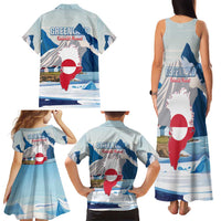 Greenland Family Matching Tank Maxi Dress and Hawaiian Shirt Kalaallit Nunaat Polar Bear