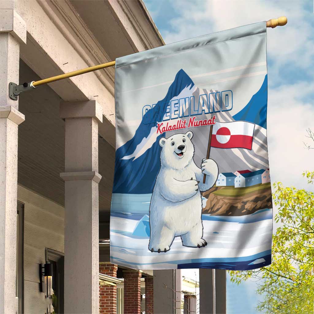 Greenland Garden Flag Kalaallit Nunaat Polar Bear
