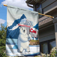 Greenland Garden Flag Kalaallit Nunaat Polar Bear