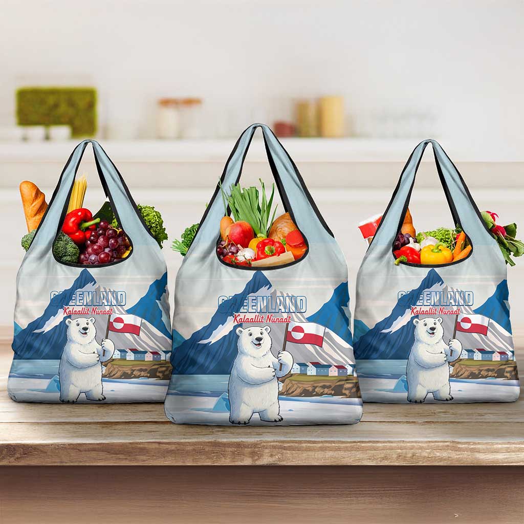 Greenland Grocery Bag Kalaallit Nunaat Polar Bear