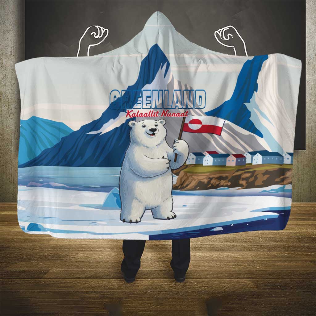Greenland Hooded Blanket Kalaallit Nunaat Polar Bear