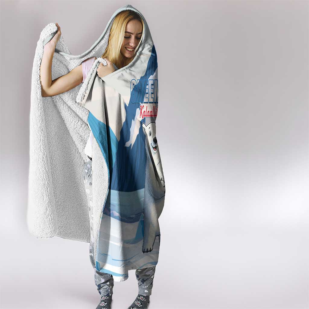 Greenland Hooded Blanket Kalaallit Nunaat Polar Bear