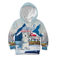 Greenland Kid Hoodie Kalaallit Nunaat Polar Bear