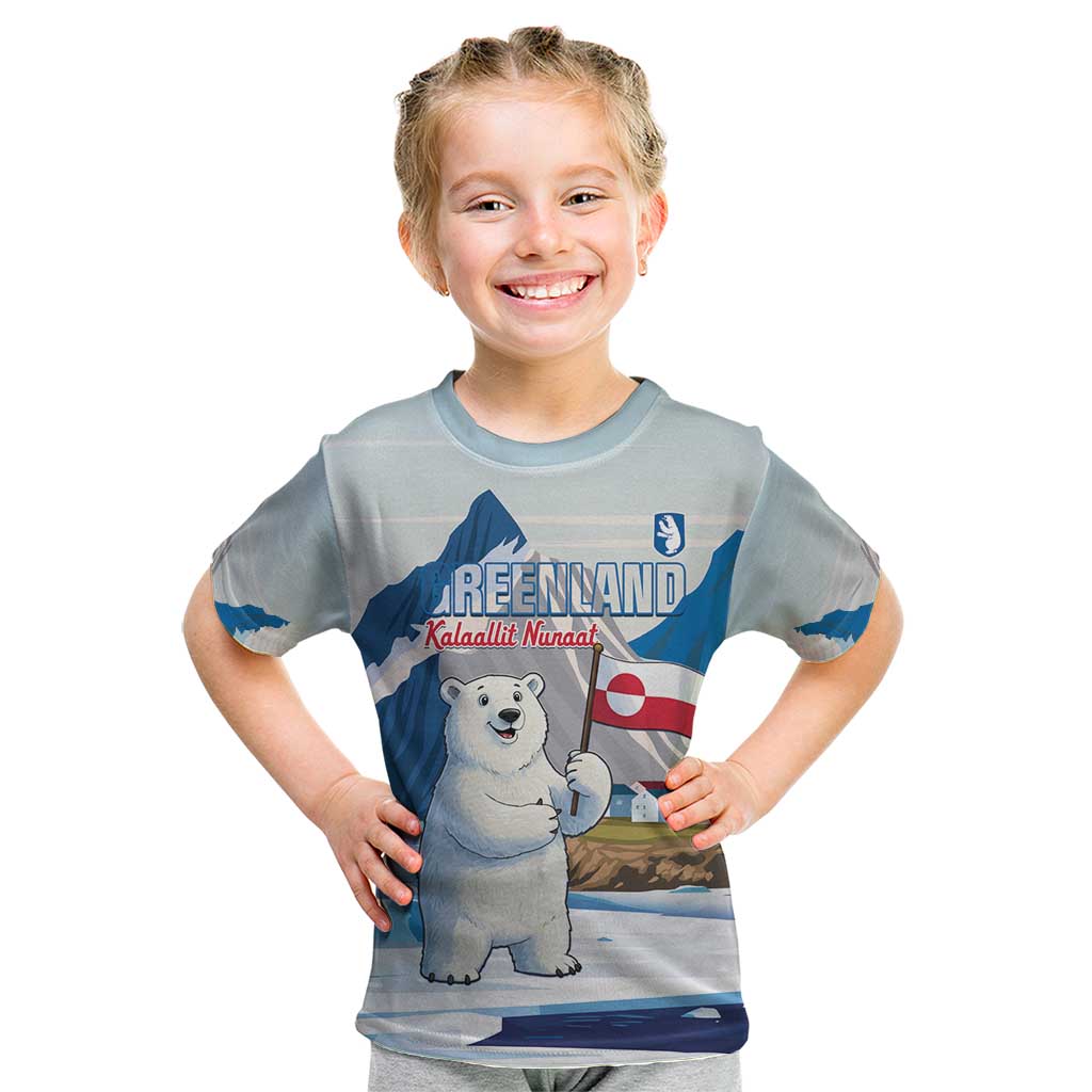 Greenland Kid T Shirt Kalaallit Nunaat Polar Bear
