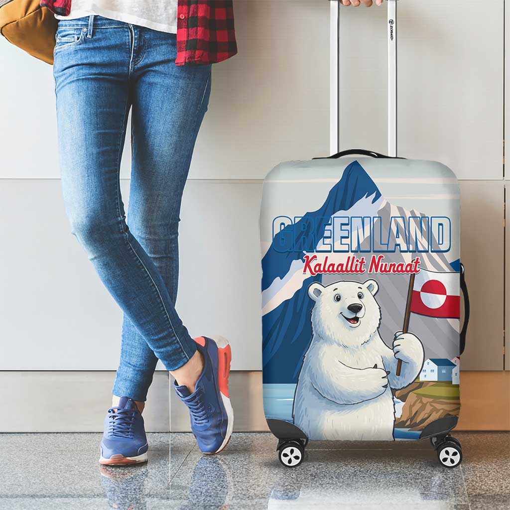 Greenland Luggage Cover Kalaallit Nunaat Polar Bear