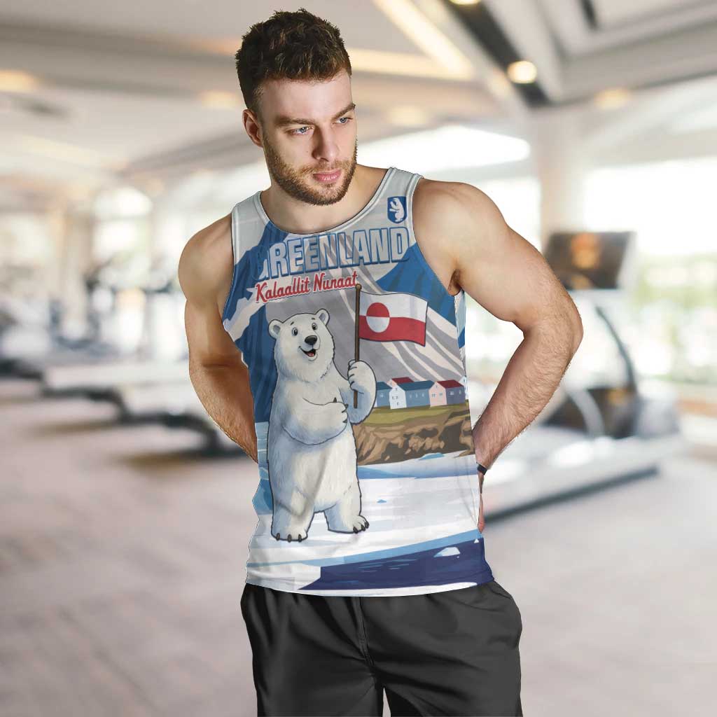 Greenland Men Tank Top Kalaallit Nunaat Polar Bear