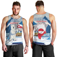 Greenland Men Tank Top Kalaallit Nunaat Polar Bear