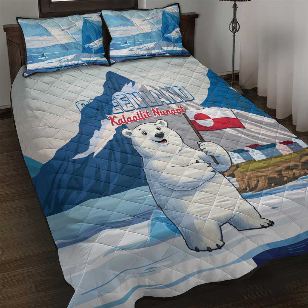 Greenland Quilt Bed Set Kalaallit Nunaat Polar Bear