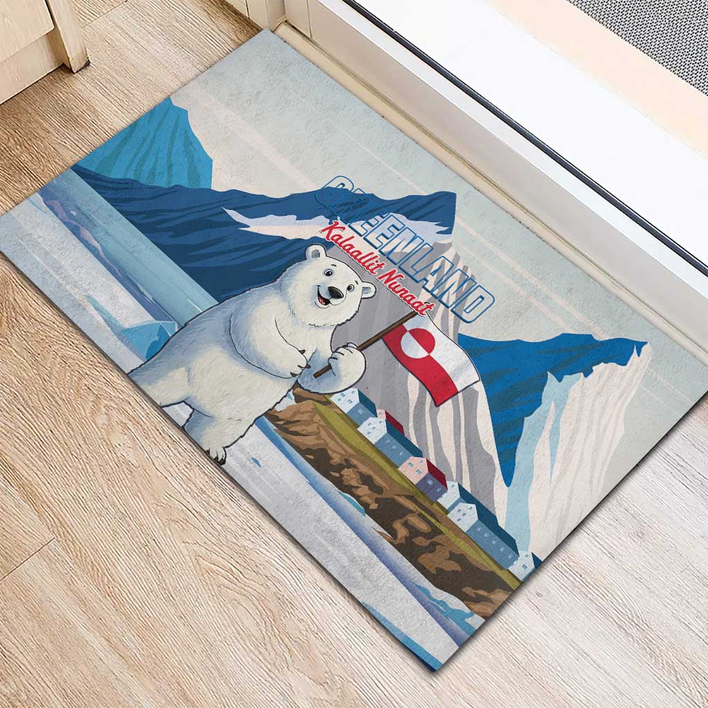 Greenland Rubber Doormat Kalaallit Nunaat Polar Bear