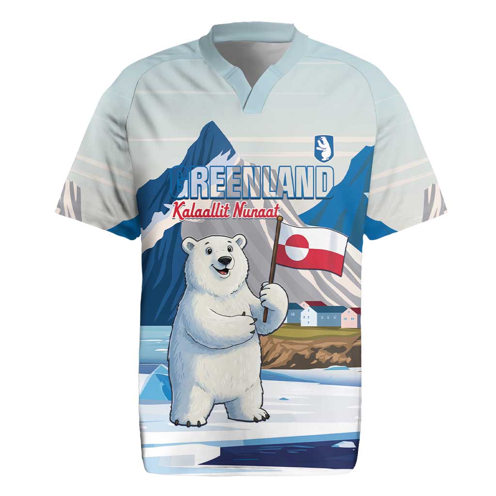 Greenland Rugby Jersey Kalaallit Nunaat Polar Bear