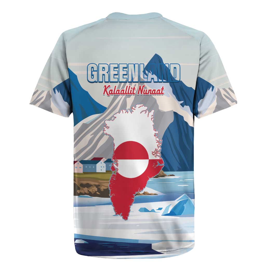 Greenland Rugby Jersey Kalaallit Nunaat Polar Bear