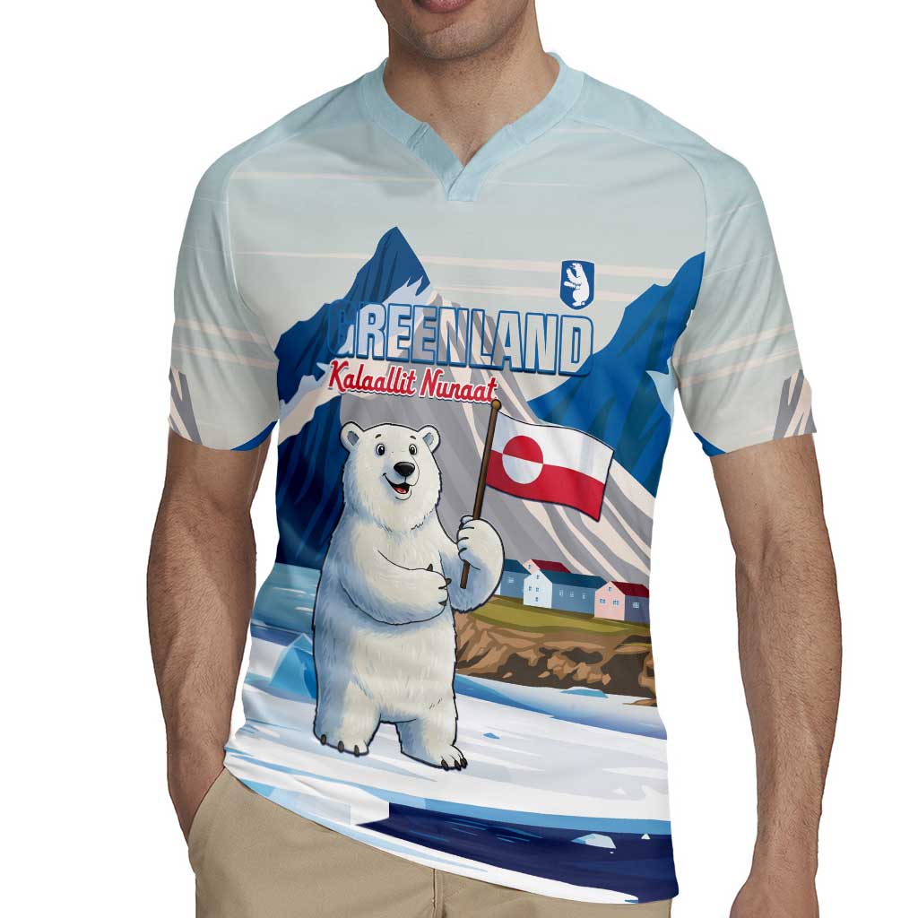 Greenland Rugby Jersey Kalaallit Nunaat Polar Bear