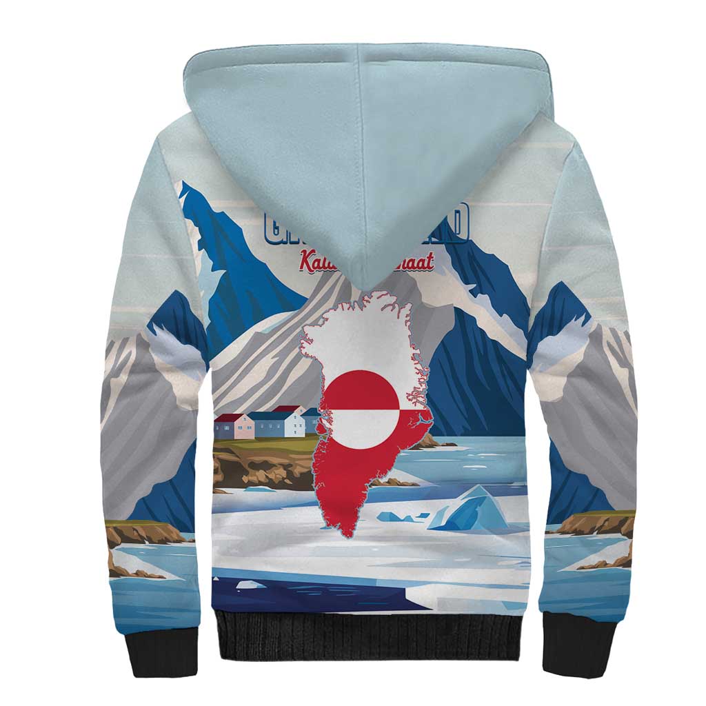 Greenland Sherpa Hoodie Kalaallit Nunaat Polar Bear